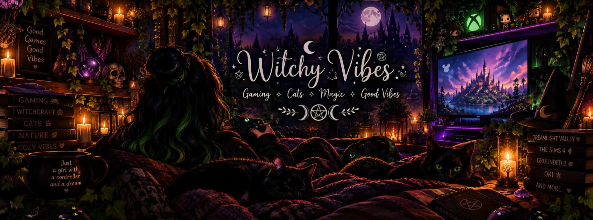 Witchy Vibes stream artwork
